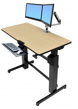 Ergotron WorkFit-D Gaming Desk
